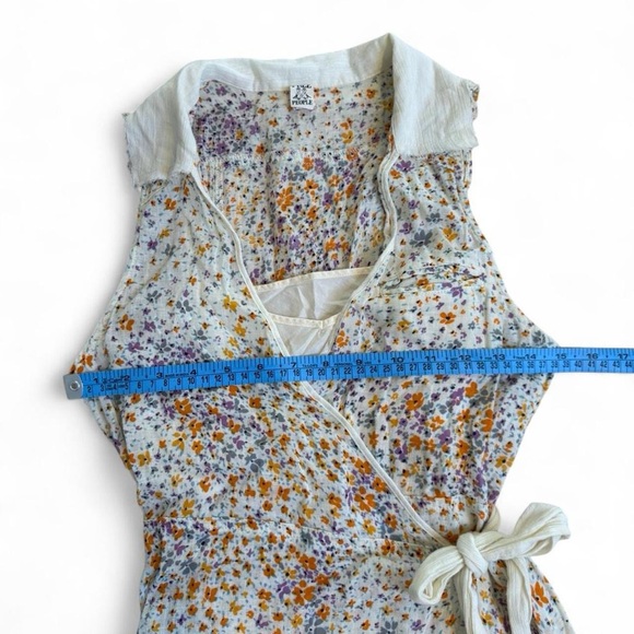 Free People linen wrap dress - Picture 5 of 6